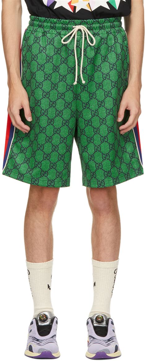 gucci green shorts|Gucci: Green Jersey GG Shorts .